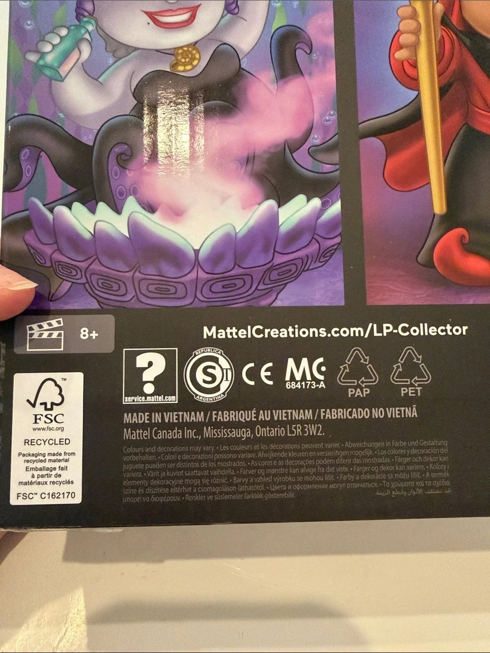 NWT Disney Villains Little People Set - Ursula and Jafar